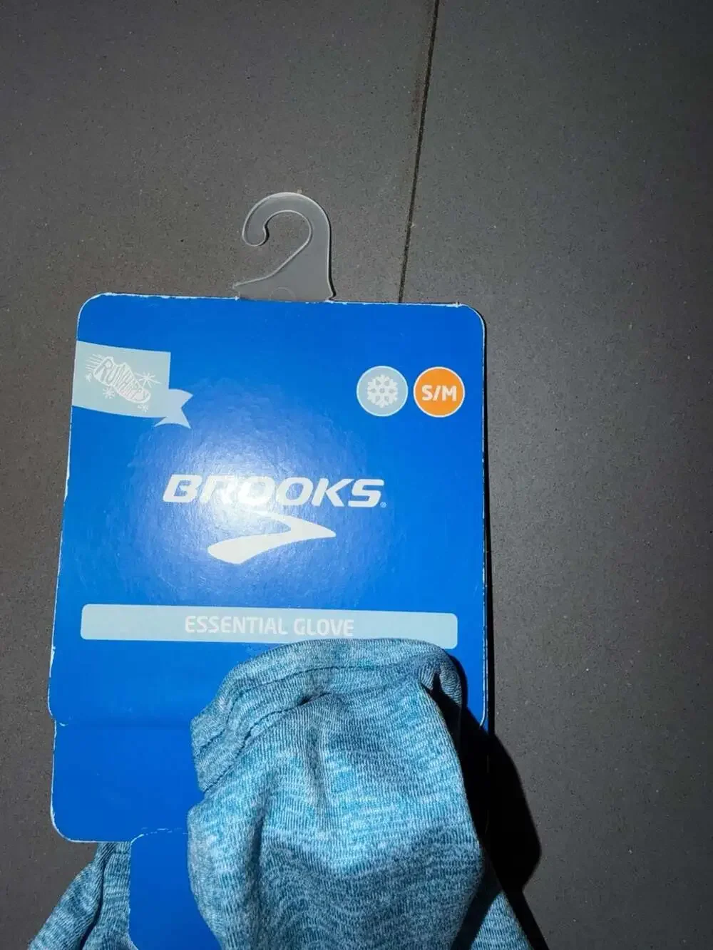 Brooks Essential Running Gloves in Heather Aurora